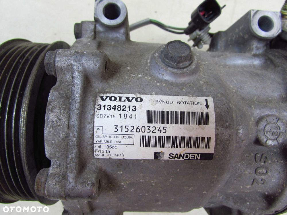 VOLVO V40 V50 S60 II V60 S80 V70 1.6 D2 10- SPREZARKA KOMPRESOR KLIMATYZACJI 31348213 9565305145 - 6