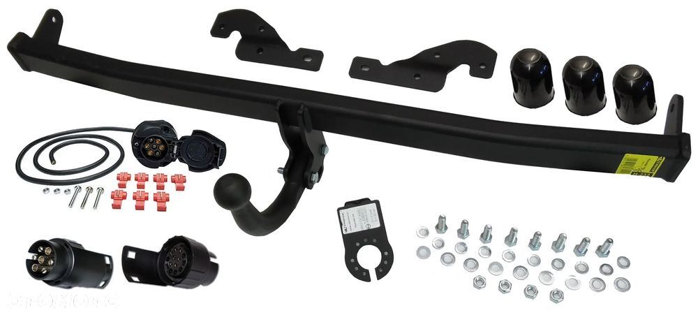 HAK HOLOWNICZY Z KULA ODKRĘCANĄ NA WIE ŚRUBY+WIĄZKA7PIN HYUNDAI i10 I 1 2008do13 - 2