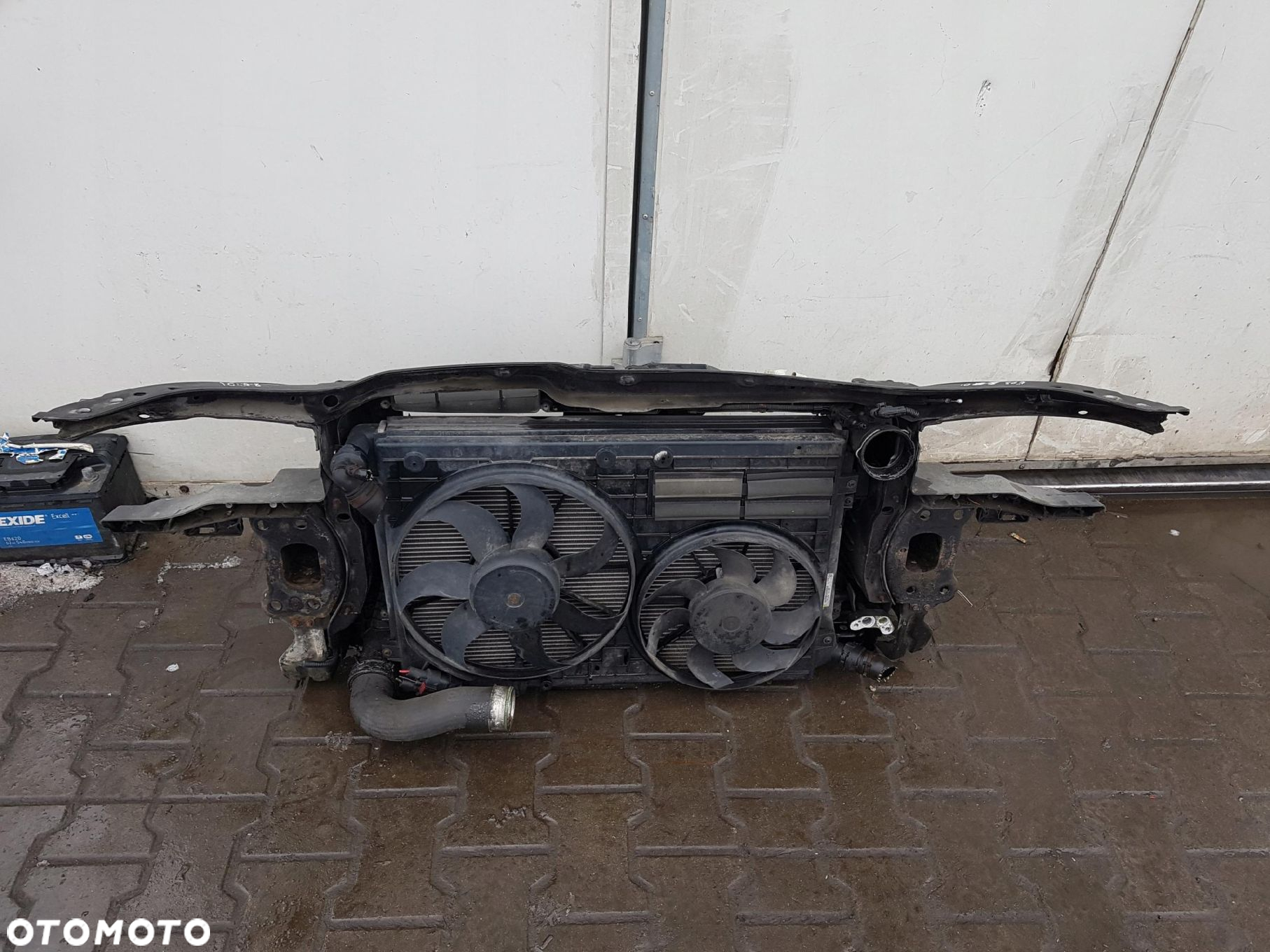 VW EOS 06-10r 2.0 TDI BMM PAS PRZEDNI CHŁODNICE WENTYLATORY - 6