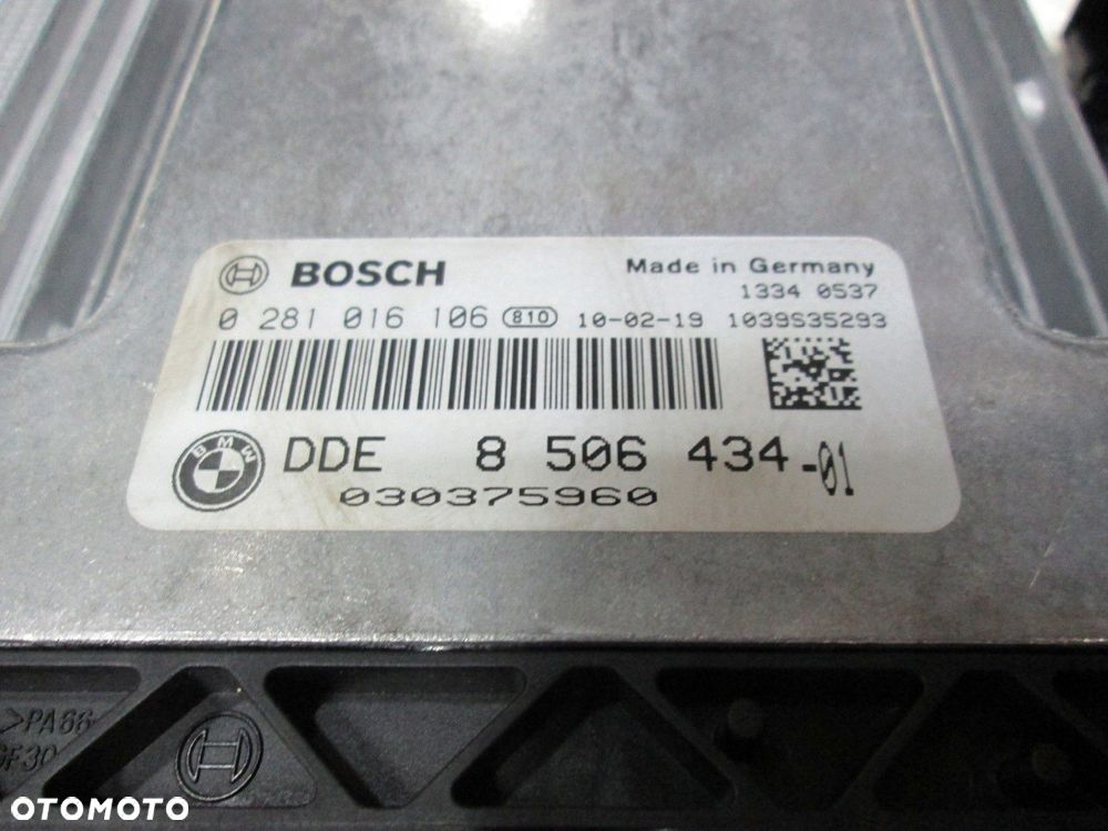 BMW E90 E87 KOMPUTER STEROWNIK SILNIKA 8506434 N47 - 2