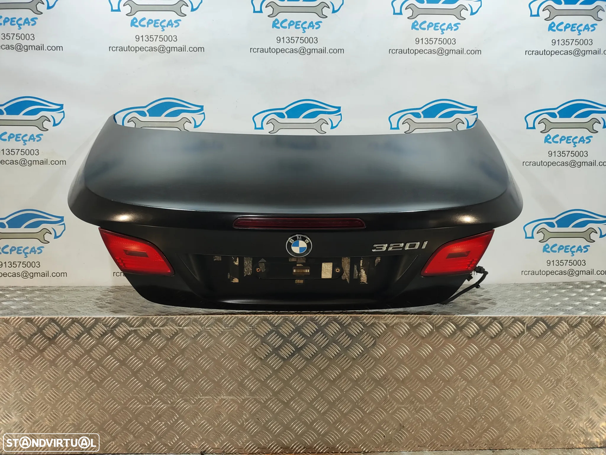 PORTA TAMPA MALA BMW SERIE 3 E93 CABRIO FAROLINS FECHO PUXADOR LUZ 3°STOP - 10