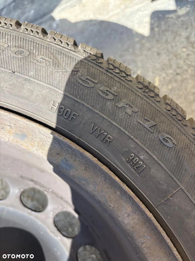 AUDI Koła 16 Zimowe Felgi Opony Kołpaki R16 205/55 6,5J ET33 Komplet felgi stalowe i opony zimowe - 12