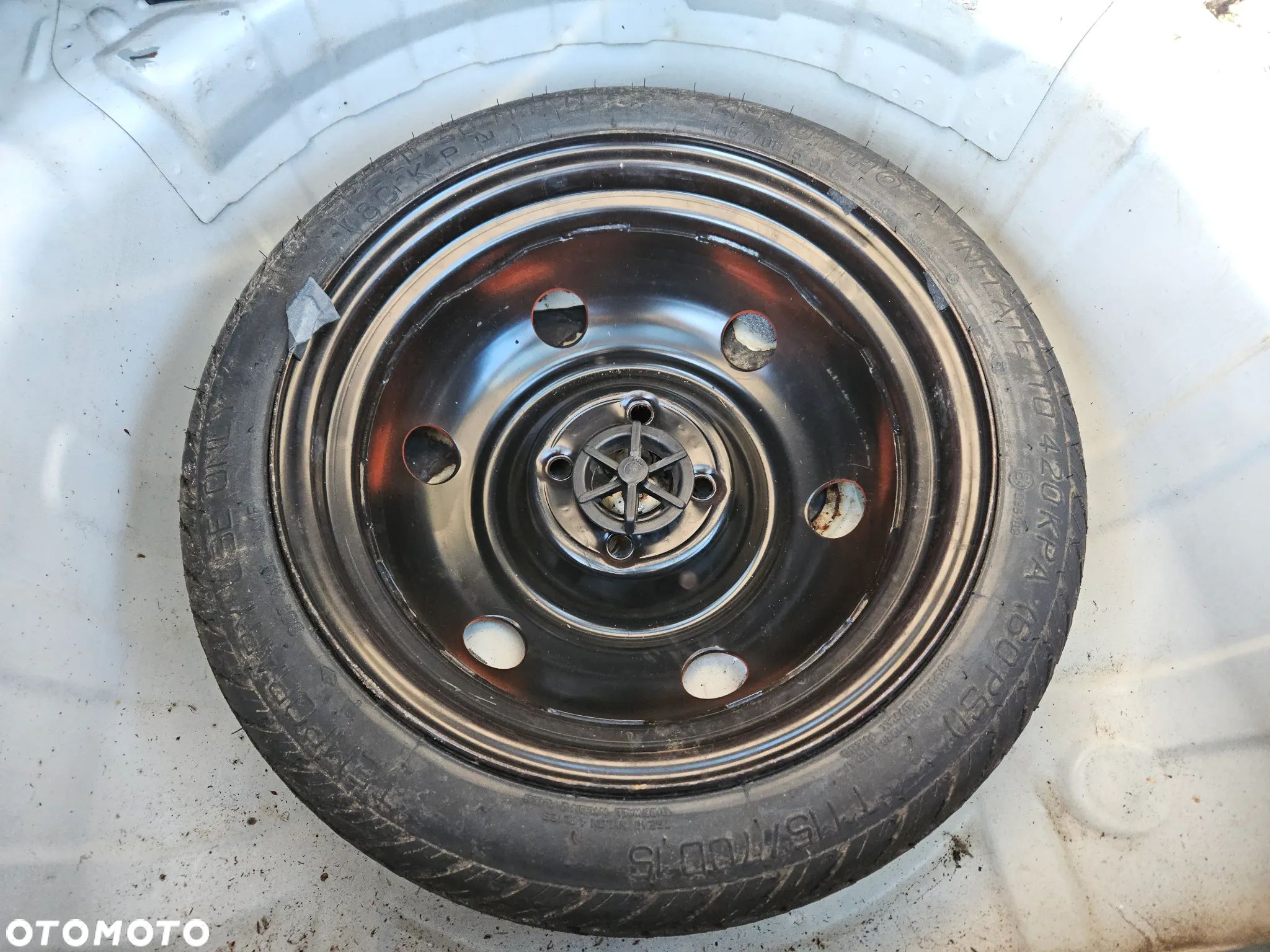 Koło dojazdowe dojazdówka Hyundai i20 I 2013r T115/70D/15 4x100 Kumho ET46 - 1