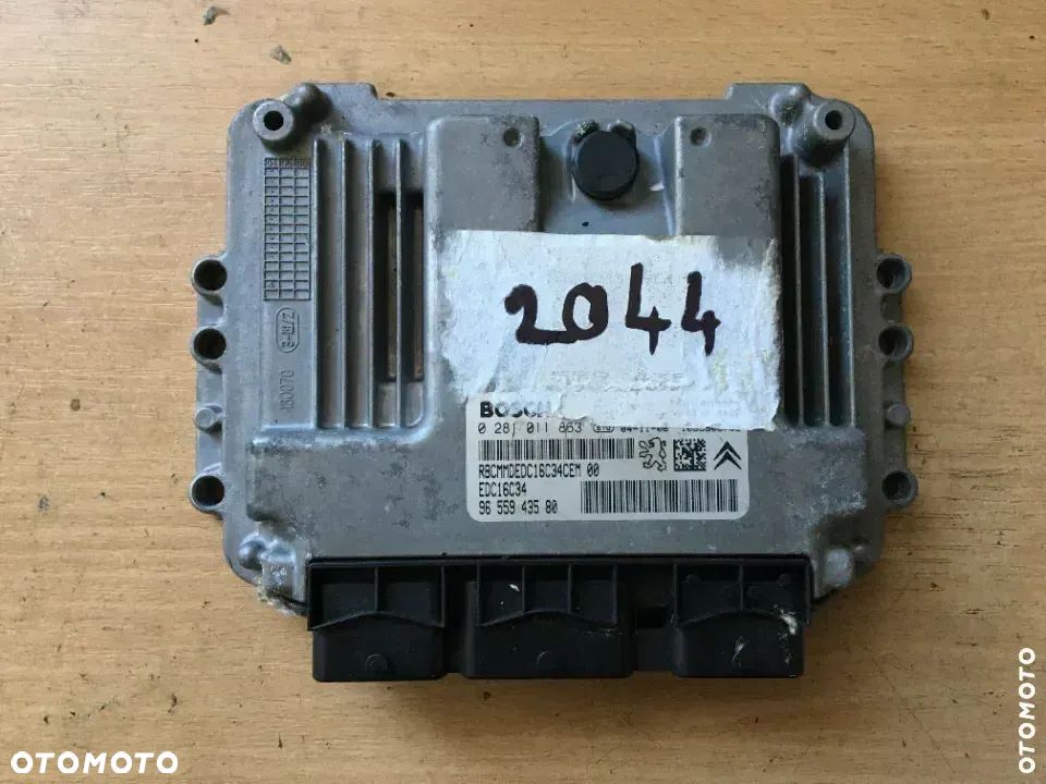 KOMPUTER SILNIKA CITROEN C4 I 1.6 HDI 9655943580