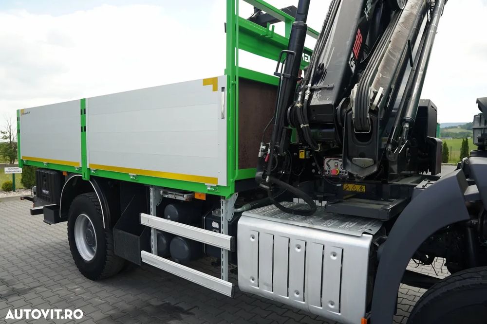 Mercedes-Benz AROCS 1835 / 4x4 / LIVRARE + HIAB 162 ES-3 HDS / RADIOCOMANDĂ / ROTATOARE / FURCĂ / EURO 6 - 20
