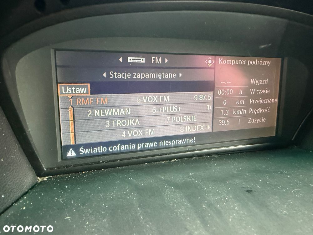 Radio CCC e60 e61 kombajn czytnik płyt Navi duża polski Menu - 2
