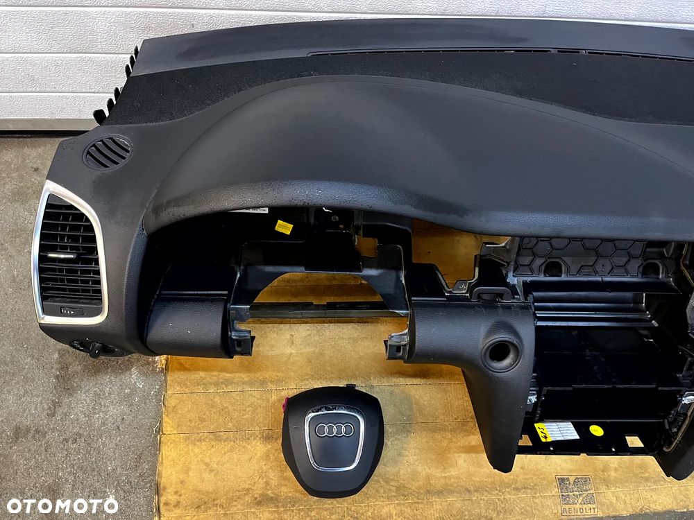 AUDI Q7 4L DESKA ROZDZIELCZA KOKPIT KONSOLA PODUSZKA AIRBAG KIEROWCY PASAŻERA - 2
