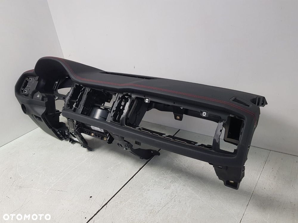 ORYGINALNA KONSOLA DESKA ROZDZIELCZA KOKPIT SKODA KODIAQ LIFT CZERWONA NITKA 566857007H - 1