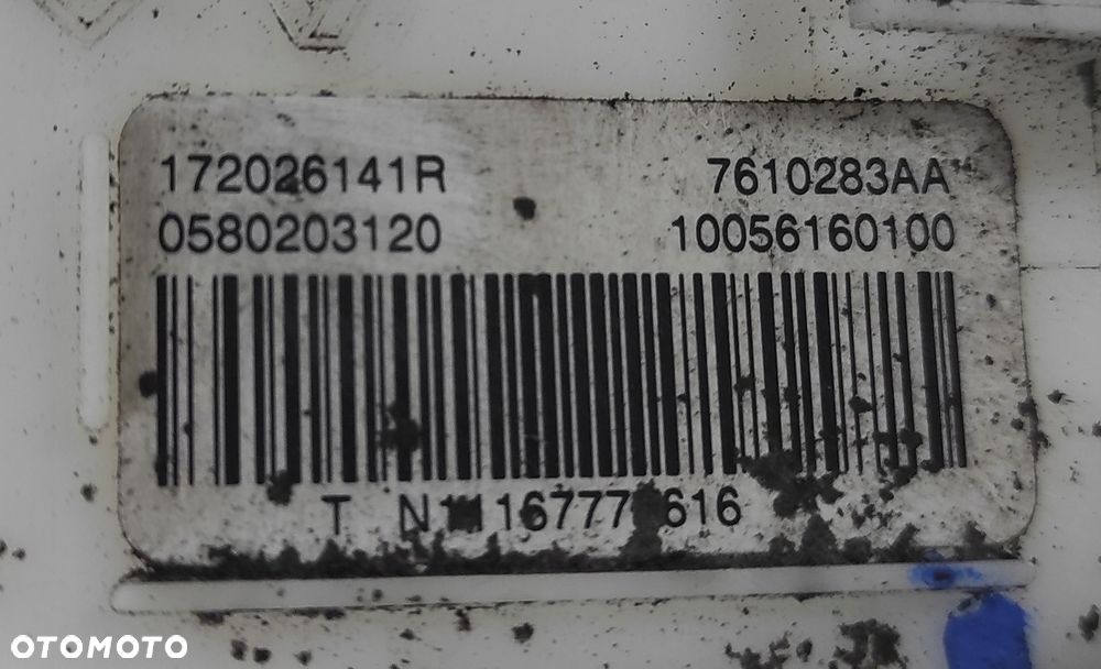 renault megane iii kombi 1.6dci pompa paliwa pływak 172026141r - 3