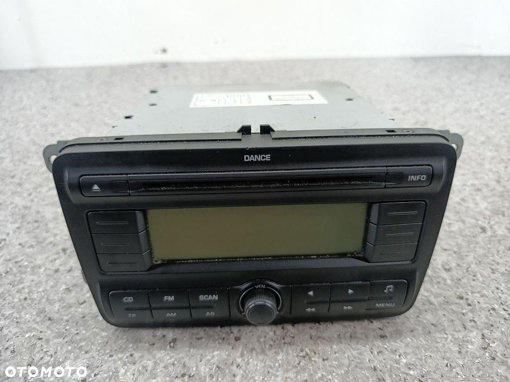 RADIO FABRYCZNE SKODA FABIA II 5J0035161 VP6SBF-18C815-AE - 1