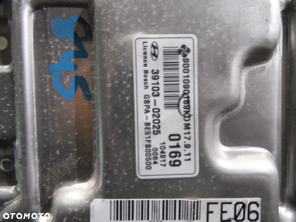 KOMPUTER SILNIKA HYUNDAI I10 1.1 8V 39103-02025 - 3