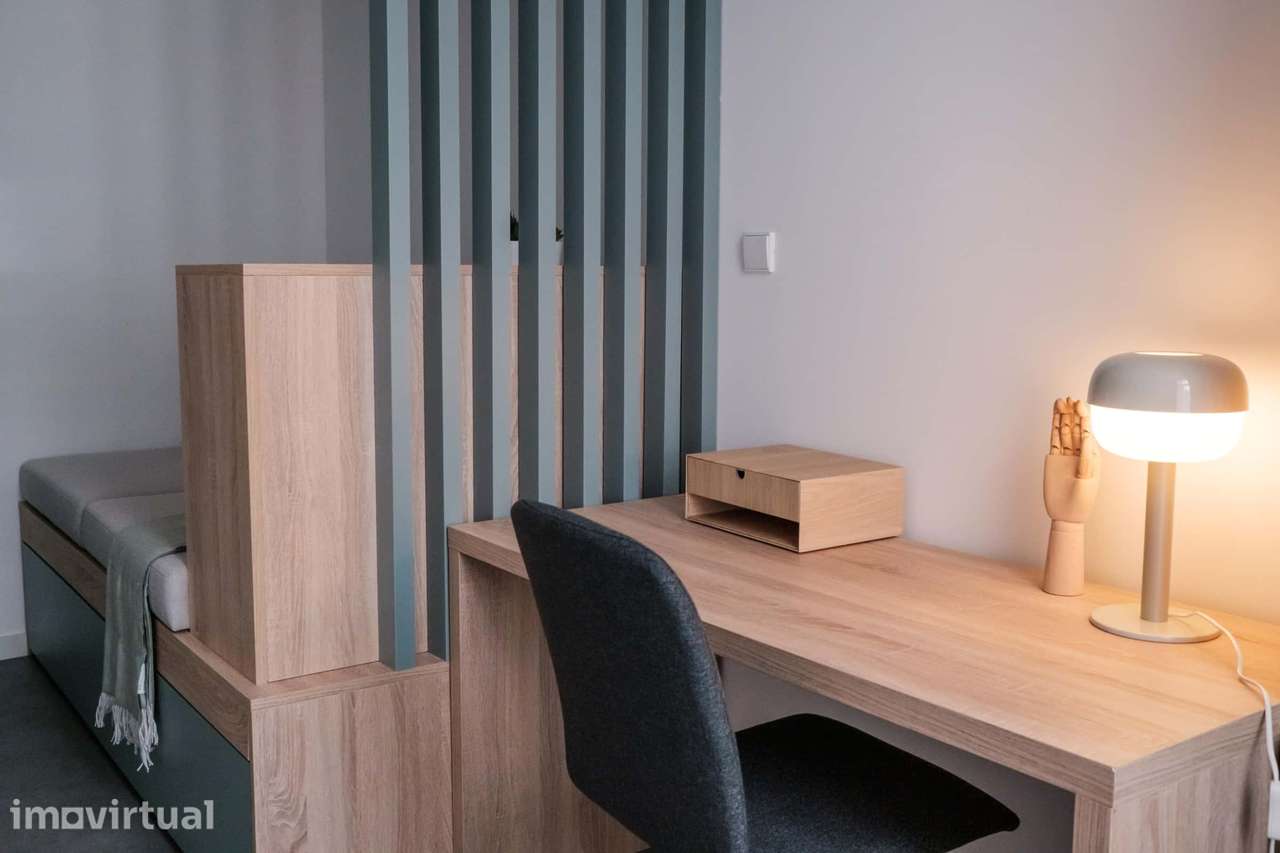 Single Ensuite (D) - modern coliving in Porto - Grande imagem: 4/48