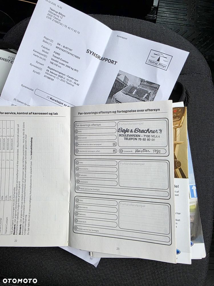 Ford TRANSIT CUSTOM 2,0 TDCI 130 KONNY DŁUGI L2H1 KLIMA ZABUDOWA WARSZTATOWA SORTIMO 156T/KM PRZEBIEGU GWARNCJA - 26