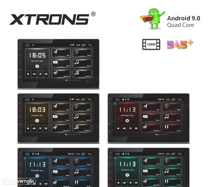 AUTO RADIO GPS UNIVERSAL 2 DIN ECRA TACTIL 10.1" C - 8