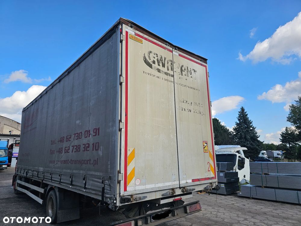 ZABUDOWA SKRZYNIA PLANDEKA PAKA FIRANKA DACH OTWIERANY MAGAZYN 8,2 m DAF LF 45 55 VOLVO FL FE - 5