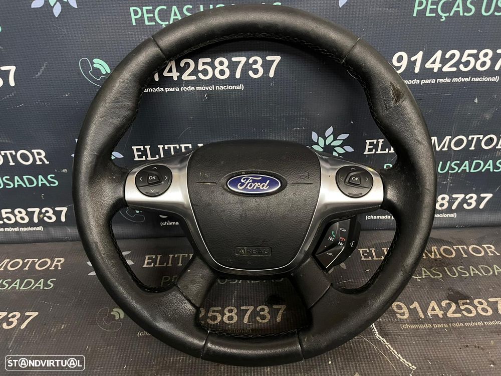 Volante usado pele com airbag FORD C-MAX II - 3