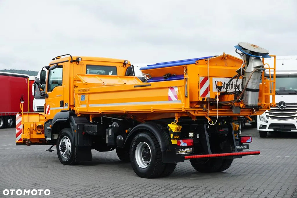 MAN TGM / 18.250 / E 6 / 4 X 4 / WYWROTKA 3 STRONNA / ŁAD. 10 060 KG / JAK NOWY - 5