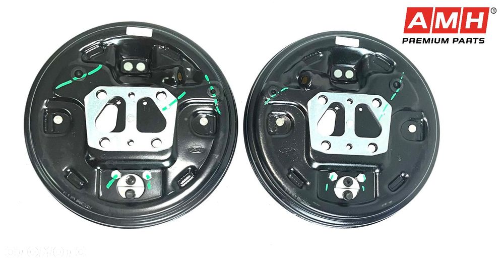 Tarcza kotwiczna tylna kompletna (P + L) do Ford Fiesta FC203202 AMH03202 - 2