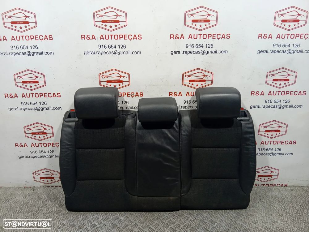 Conjunto de Bancos Audi A3 8P Sportback S-Line Pele e Tecido Original - 7