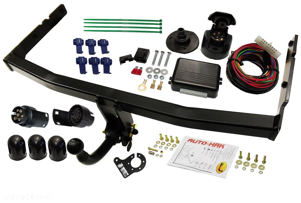ZAPINANY ORYGINALNY HAK HOLOWNICZY MARKI AUTOHAK SŁUPSK +MODUŁ+7/13 VW TOURAN 1I+FL - 3