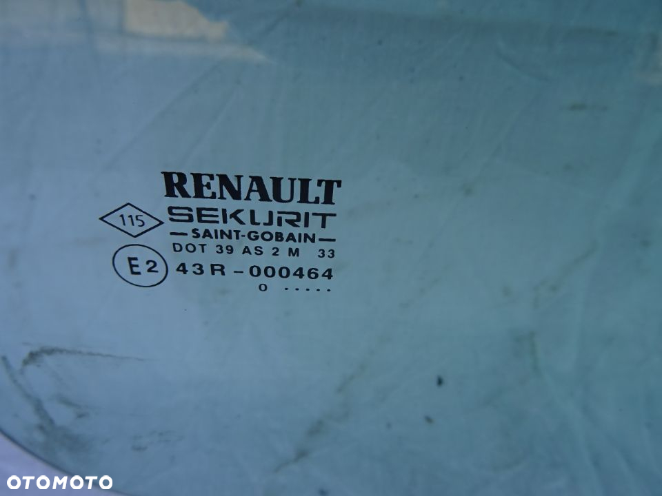 SZYBA DRZWI PRAWY PRZÓD RENAULT TWINGO I LIFT HB 3D NR616 - 2