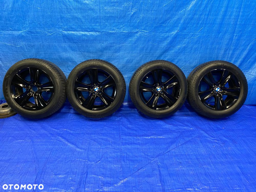 KOŁA KOŁO 17 FELGA ALUMINIOWE ALUSY 17" x 8J  5X120 ; 72,6mm ET30 CZUJNIKI KOMPLET ; OPONY LETNIE LATO BRIDGESTONE ; BMW E60 E61 E90 E91 E92 E93 F06 F07 F10 F11 F12 F13 F30 F31 F32 F33 F34 F36 ORYGINAŁ  6790172 BMW - 1