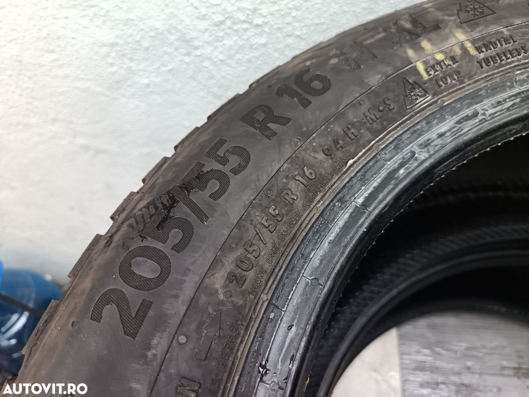 Anvelope MS iarna 205 55 16 continental 2023 6.5mm - 6