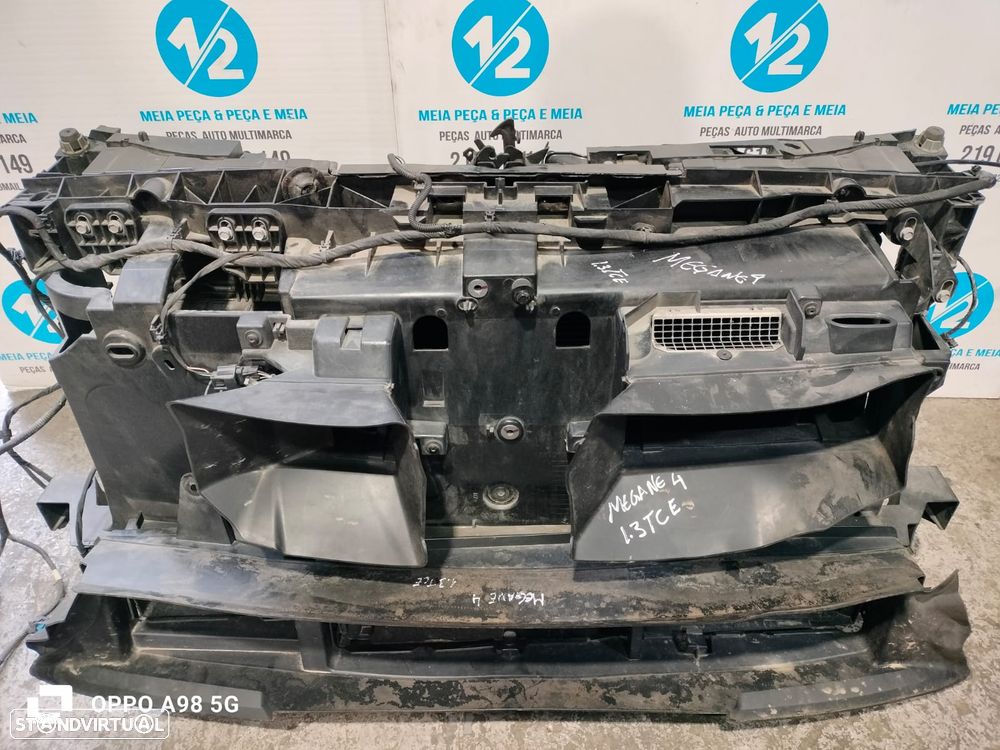 Frente de fibra com radiadores Renault Megane 4 - 1