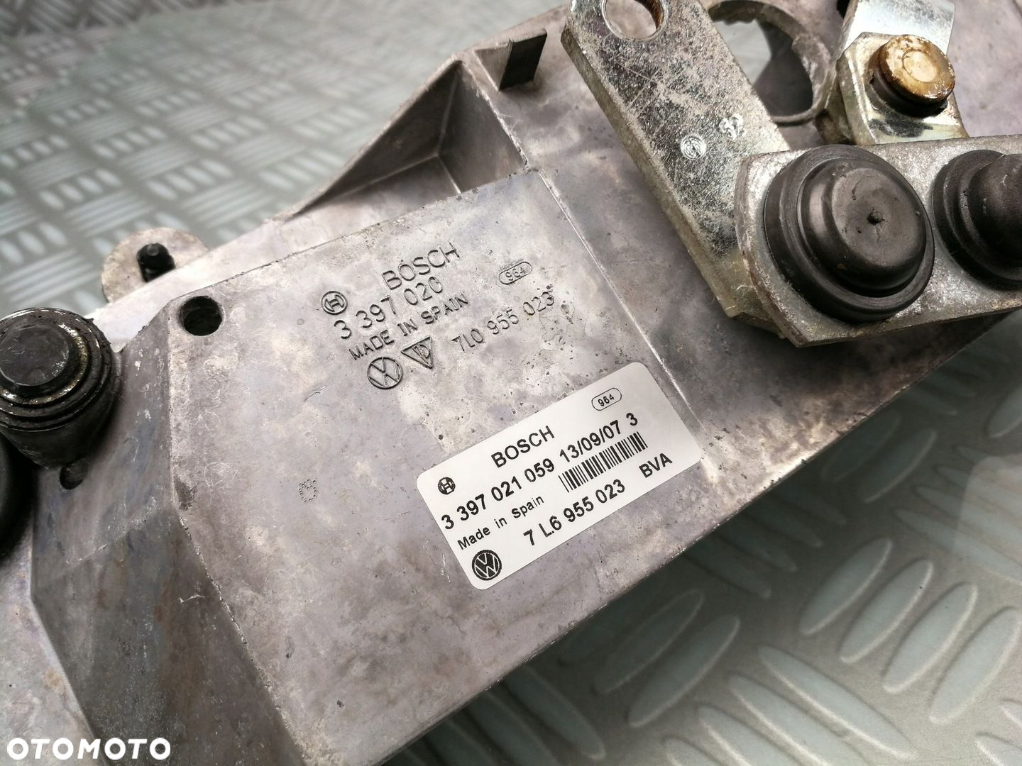 7L6955023 3397021056 mechanizm wycieraczki przód VW TOUAREG LIFT Q7 CAYENNE - 7