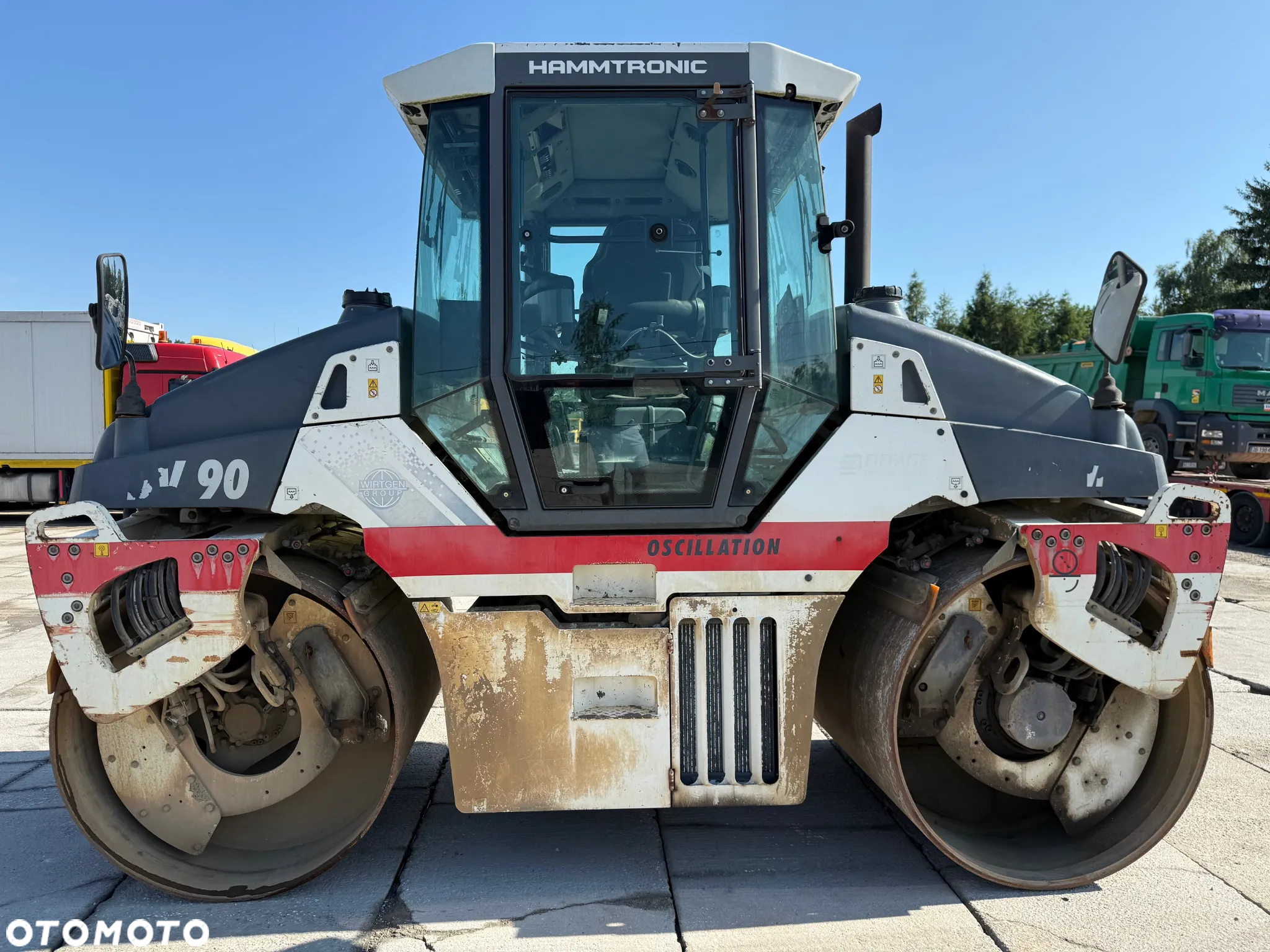 Hamm DV 90 Walec Stalowo Stalowy - 5