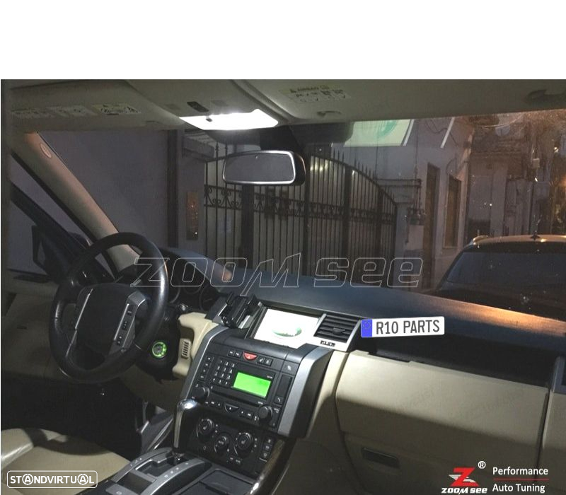 KIT COMPLETO 28 LÂMPADAS LED INTERIOR PARA LAND ROVER SPORT 05-13 - 2