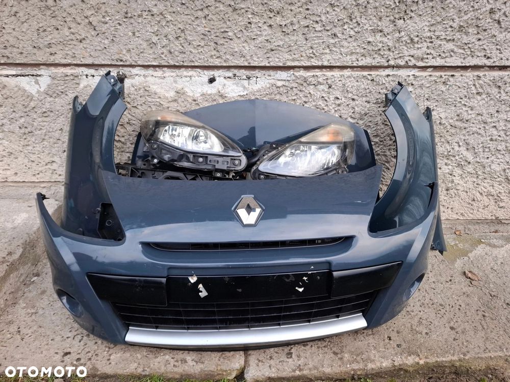 ZDERZAK MASKA BŁOTNIK KOMPLETNY PRZÓD RENAULT CLIO III 3 LIFT - 1