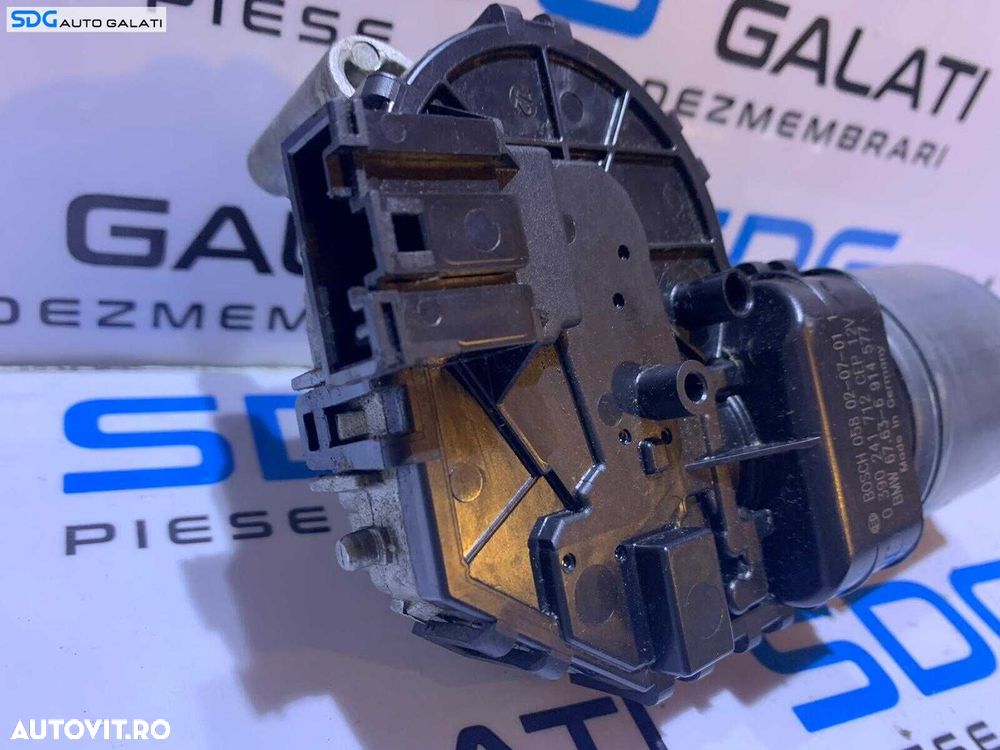 [L9164] Motoras Ansamblu Brat Brate Stergatoare Parbriz BMW Seria 3 E46 1998 - 2006 Cod 6914577 6763-6914577 0390241712 - 3