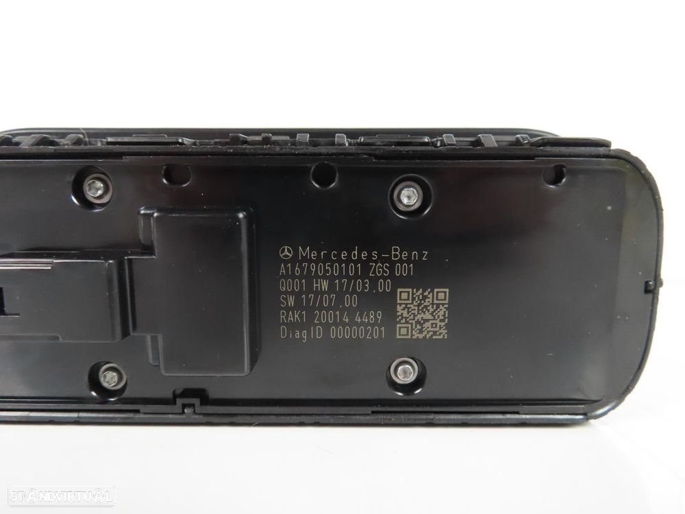 Interruptor / Botão vidros Esquerdo/Frente Usado / Original MERCEDES-BENZ A-CLAS... - 3
