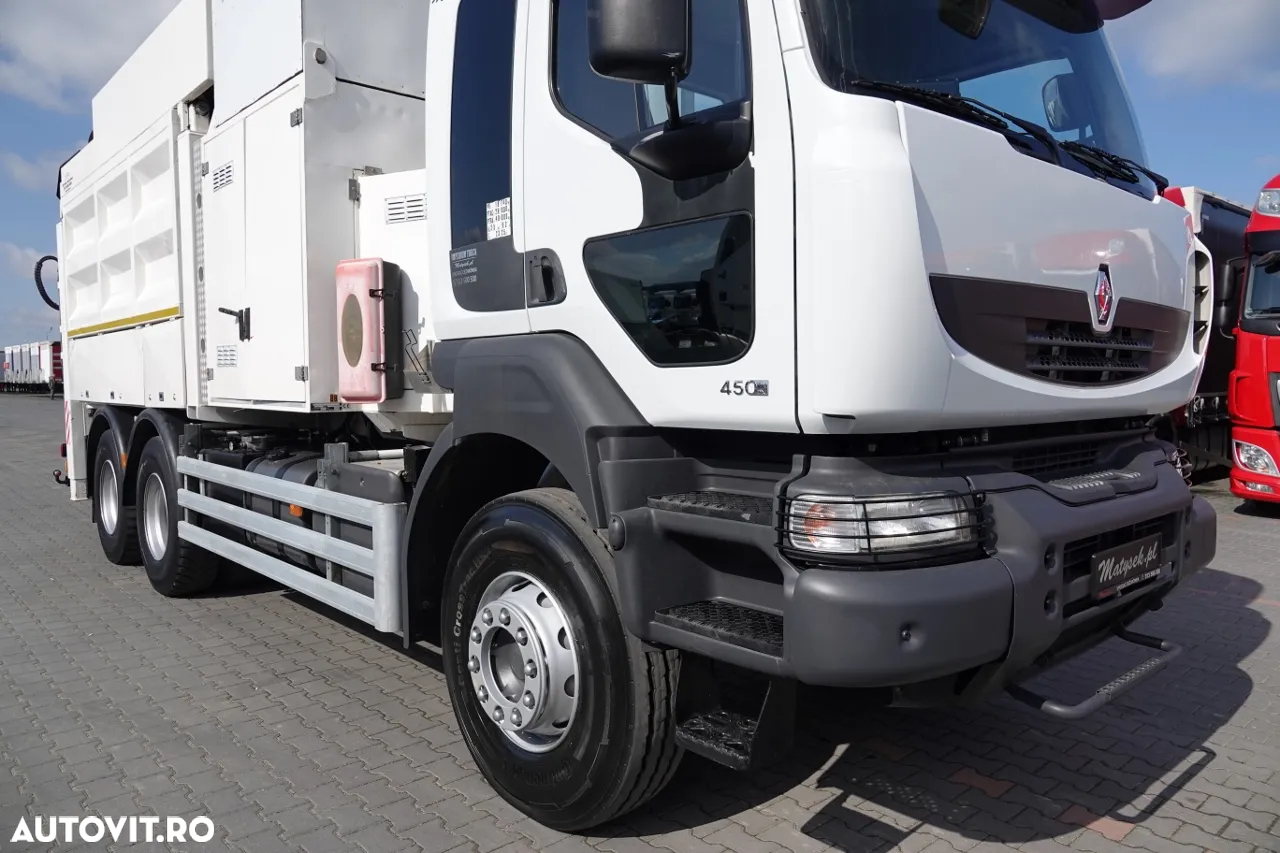 Renault KERAX 450 / 6x4 / MTS SAUGBAGGER 3A11T / EVALUAREA / ÎNCĂRCĂTORUL VACUUM / WUKO / CIOAN / RADIOCOMANDĂ - 11