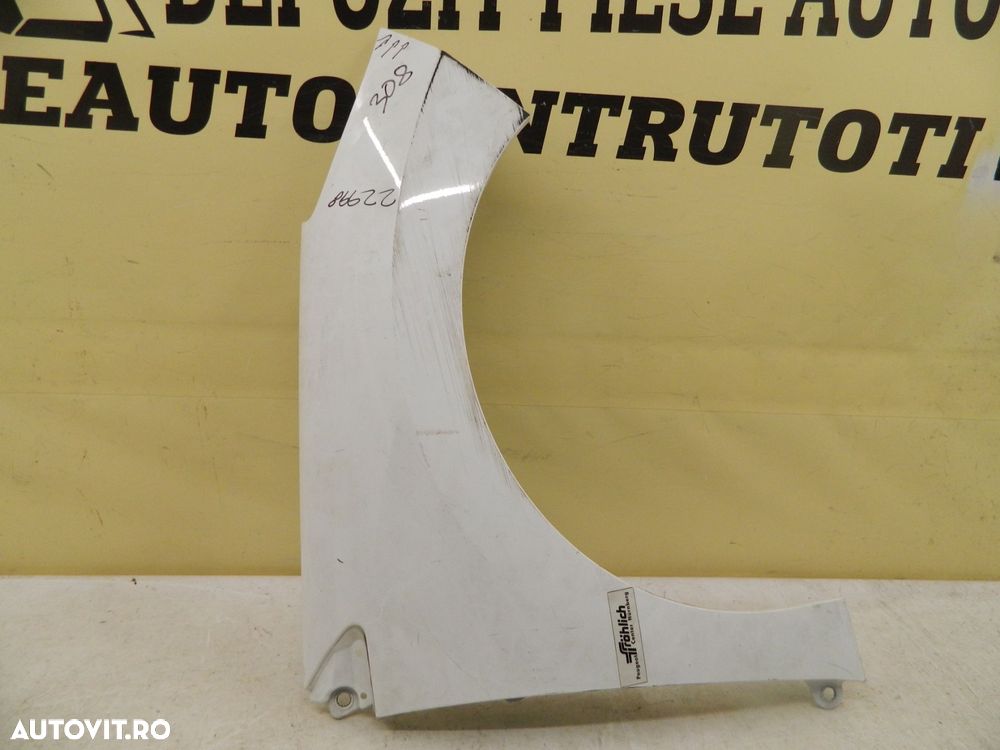 Aripa dreapta fata Peugeot 308, 2007, 2008, 2009, 2010, 2011, 2012, 2013. - 3