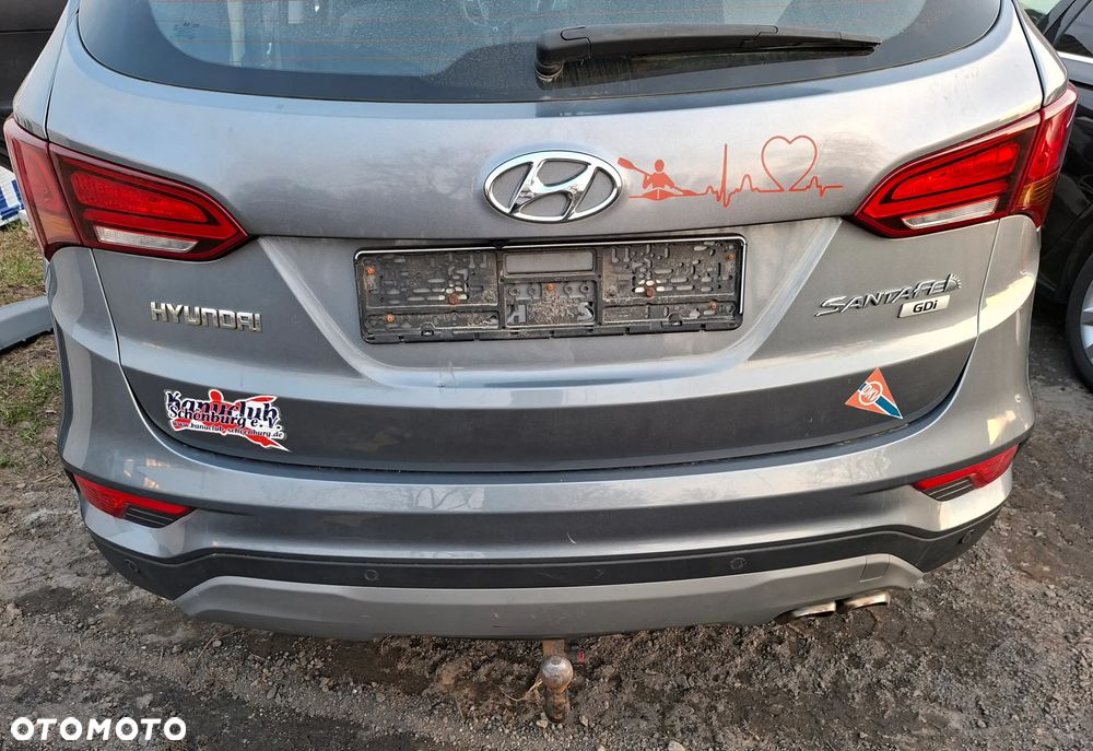 Zderzak tył Santa Fe III LIFT T6S Kompletny Ładny 2015-2018 - 1