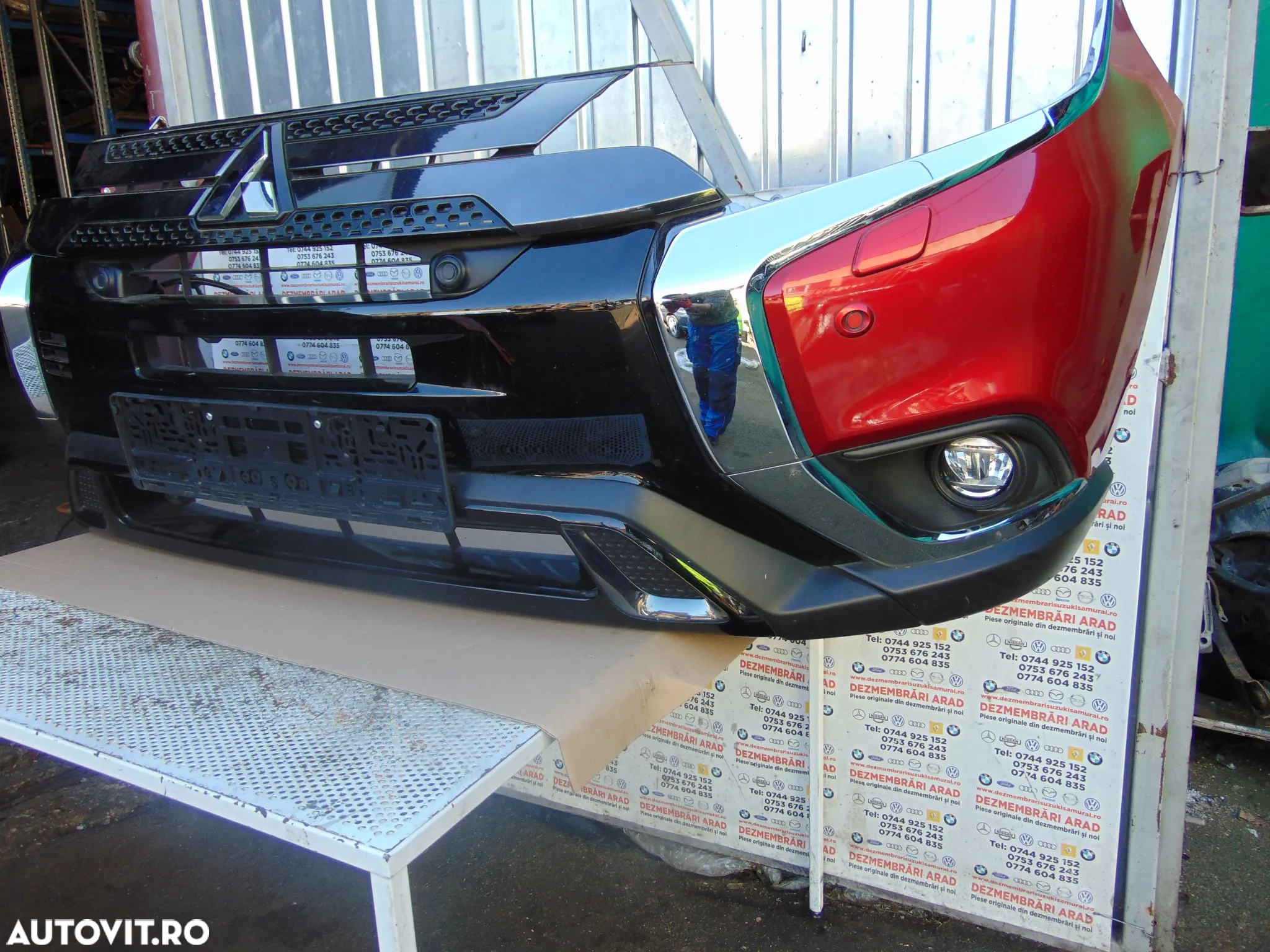Bara fata Mitsubishi Outlander 3 facelift bara fata completa senzori camera proiectoare - 6