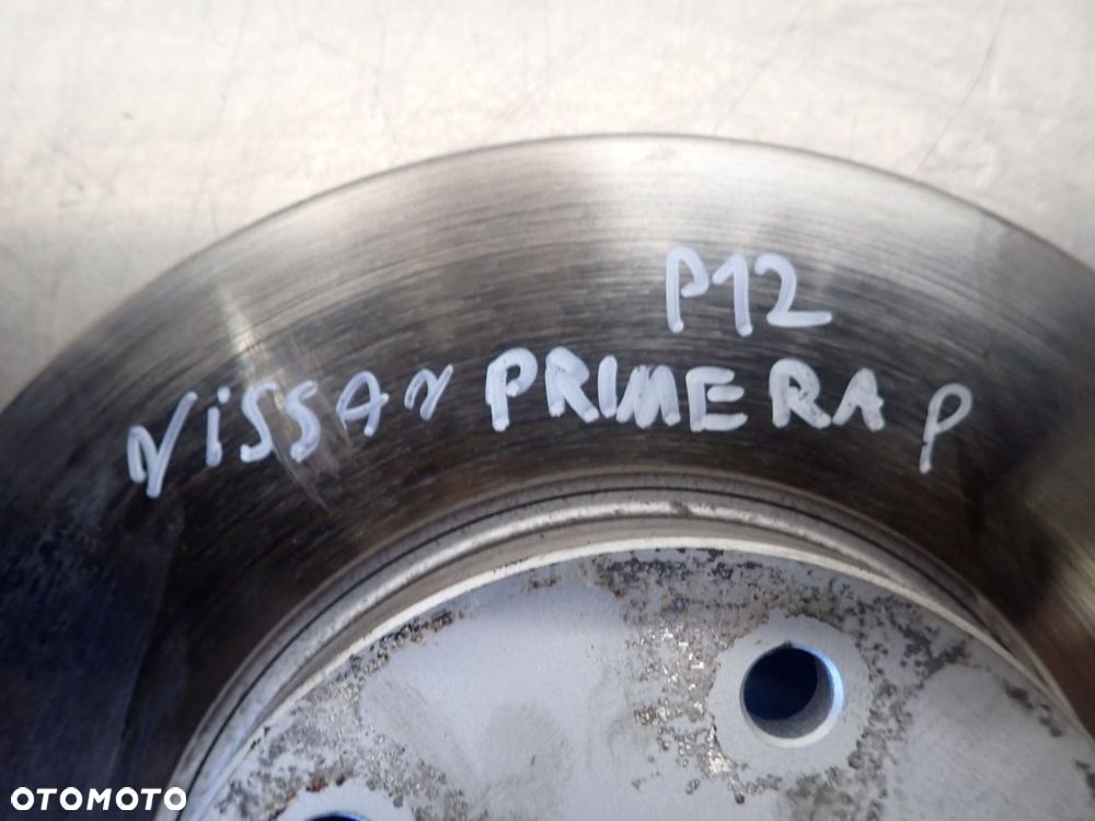 TARCZE HAMULCOWE PRZÓD NISSAN PRIMERA P12 - 3