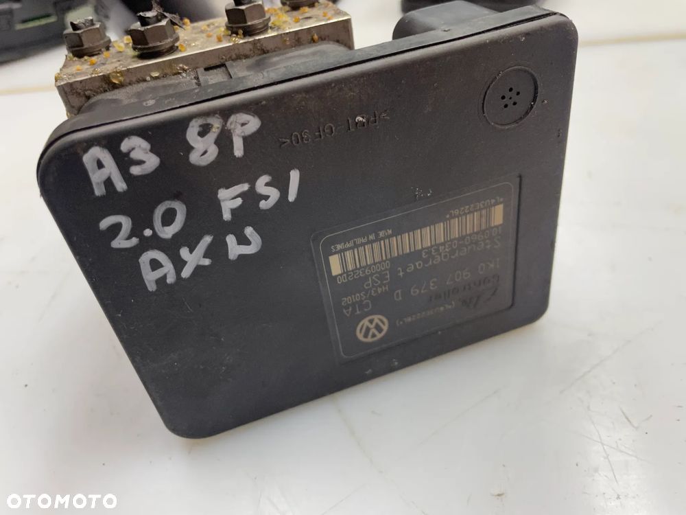 Pompa ABS hamulcowa Audi A3 8P Skoda Octavia II Golf V 2.0 FSI AXW 1K0614517B 1K0907379D - 3