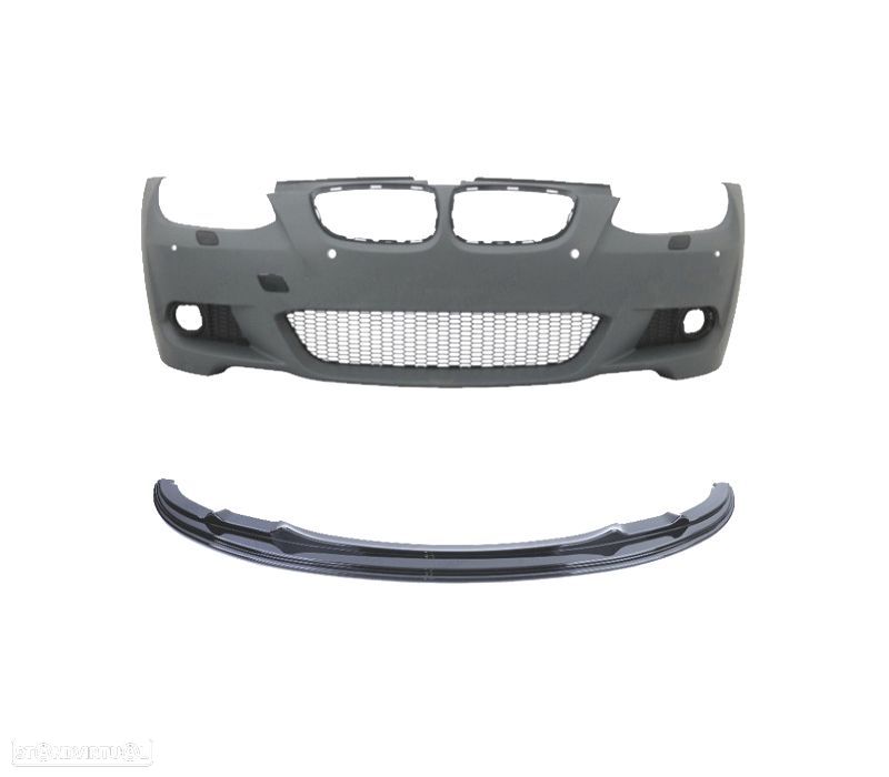 PÁRA-CHOQUES + SPOILER BMW E92 E93 06-09 PACK M PDC SRA - 2
