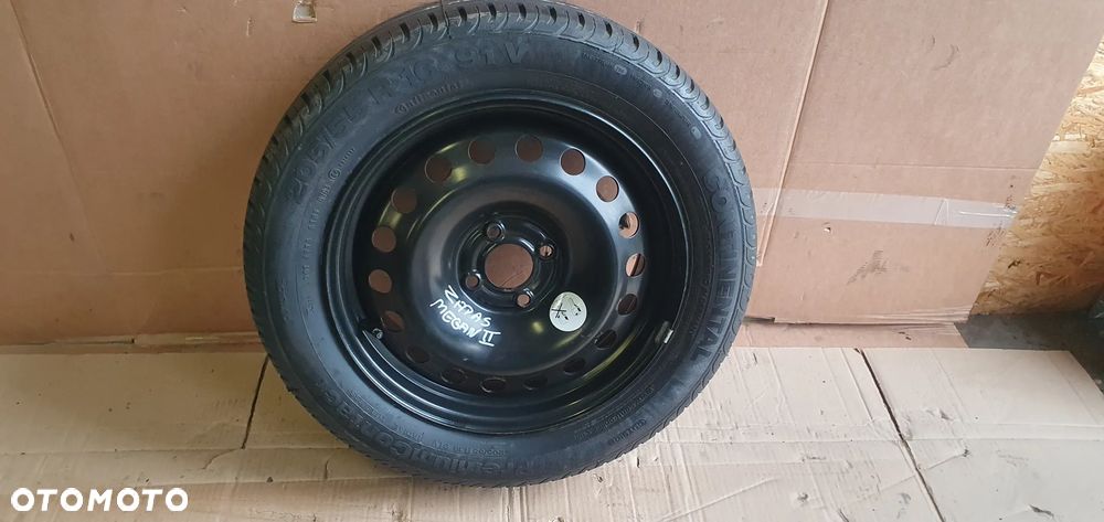 Felga stalowa zapas 4X100 6,5J ET49 205/55 R16 Renault Megane II - 2