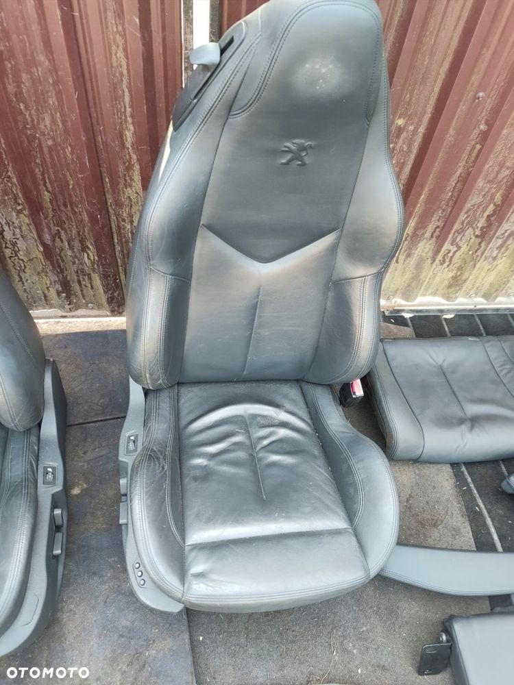 fotele kanapa peugeot rcz 2011r czarne skóra - 8