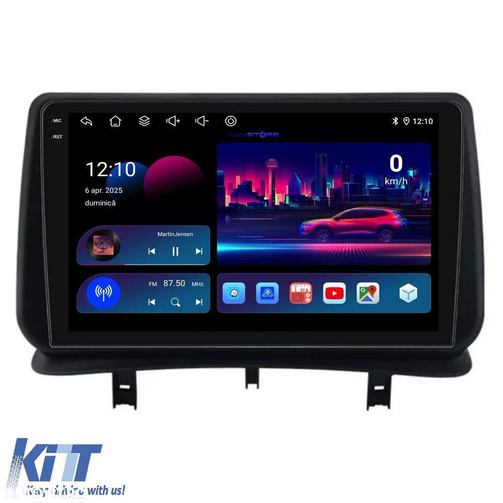 Navigatie Android Dedicata Renault Clio 3 (2005-2014), 9Inch, 8Gb Ram, - 4