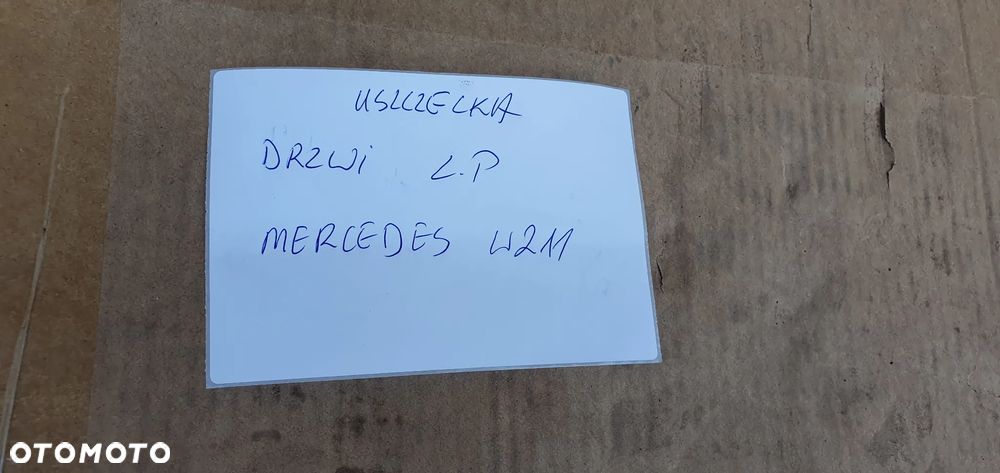Uszczelka drzwi lewy przód przednia lewa Mercedes E-Klasa W211 - 9
