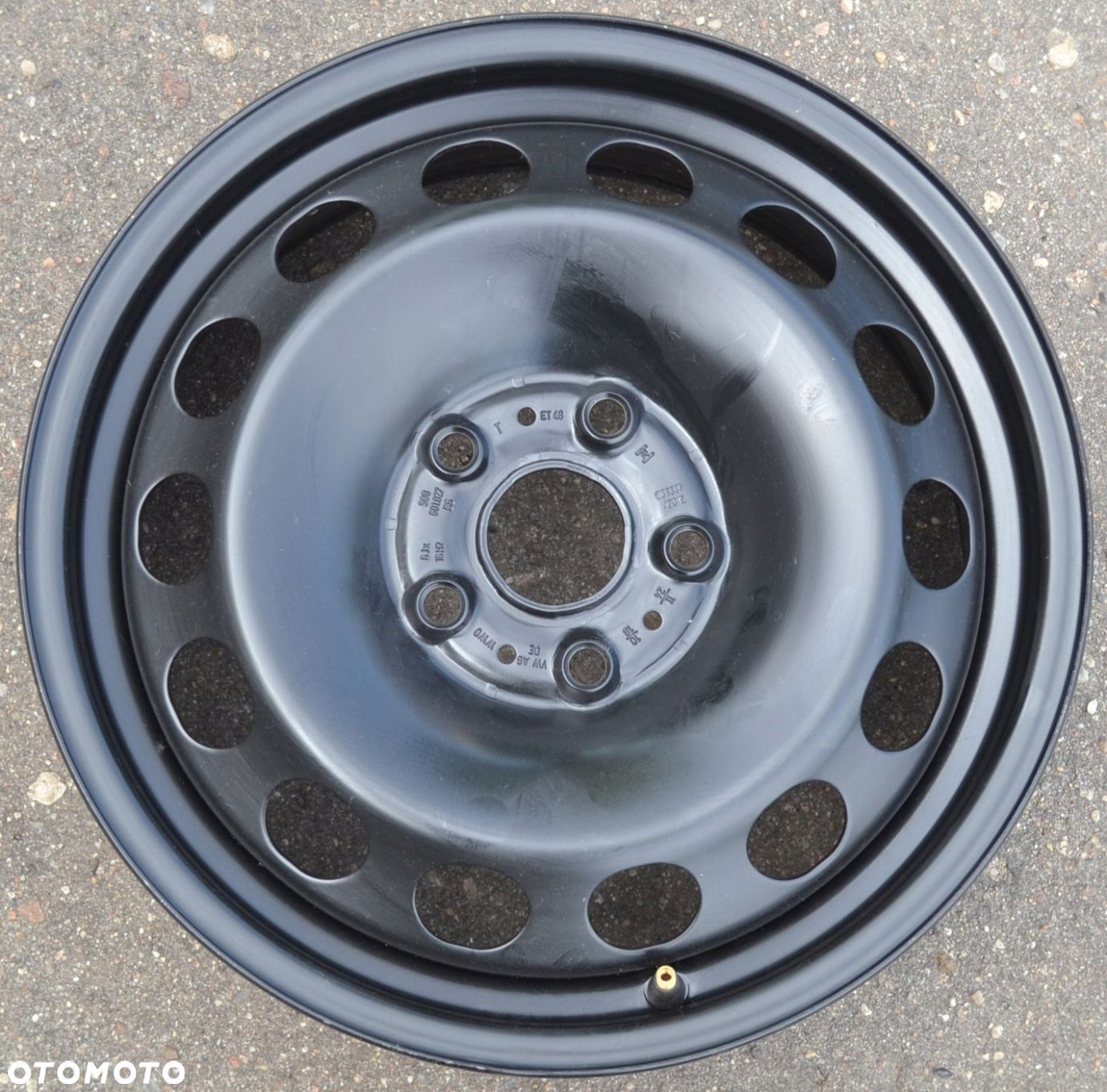 FELGA STALOWA VW SKODA AUDI SEAT 5x112 6J16 ET 48 x1szt F-443 - 12