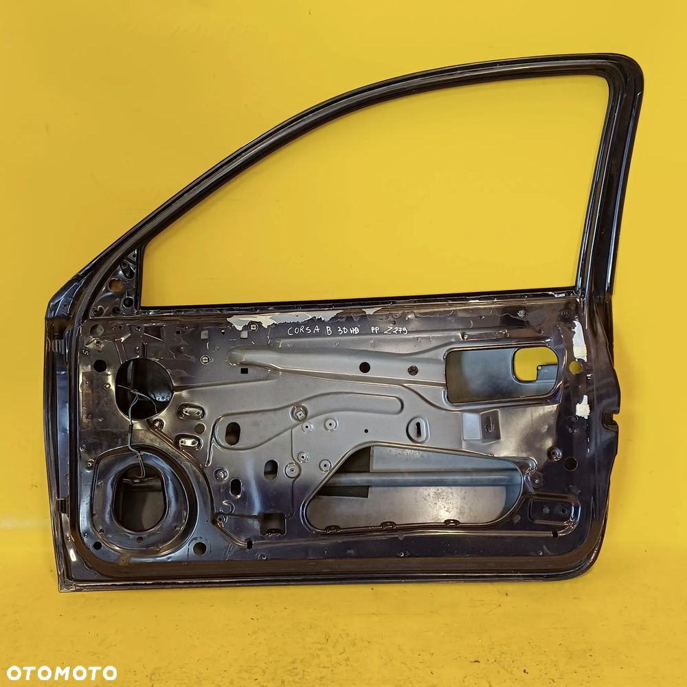 DRZWI PRAWY PRZÓD PRAWE PRZEDNIE OPEL CORSA B 3D HB LAK: Z279 NR818 - 11