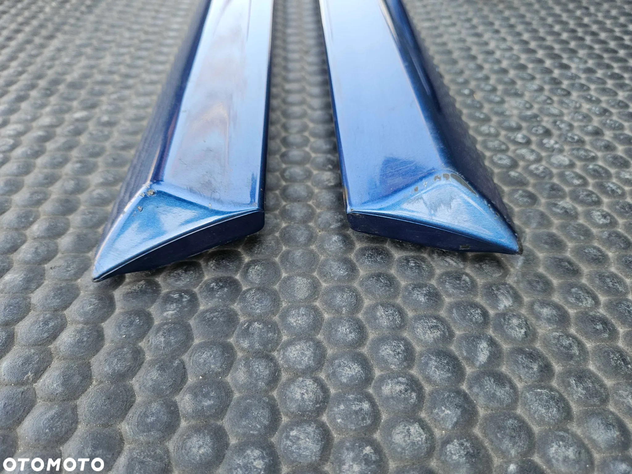Listwa Listwy Drzwi S-Line Dolne Niebieskie Komplet Audi A4 B6 B7 Oryginalne - 18