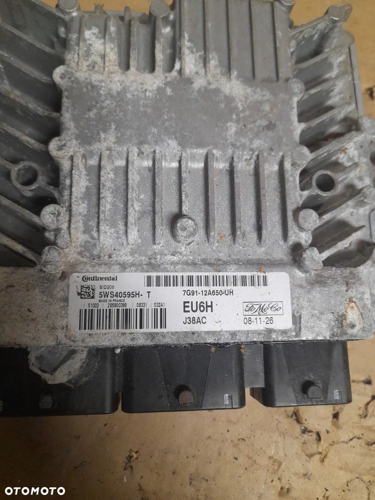 FORD 2.0 TDCI KOMPUTER STEROWNIK 7G91-12A650-UH 5WS40595H S122865032 - 3