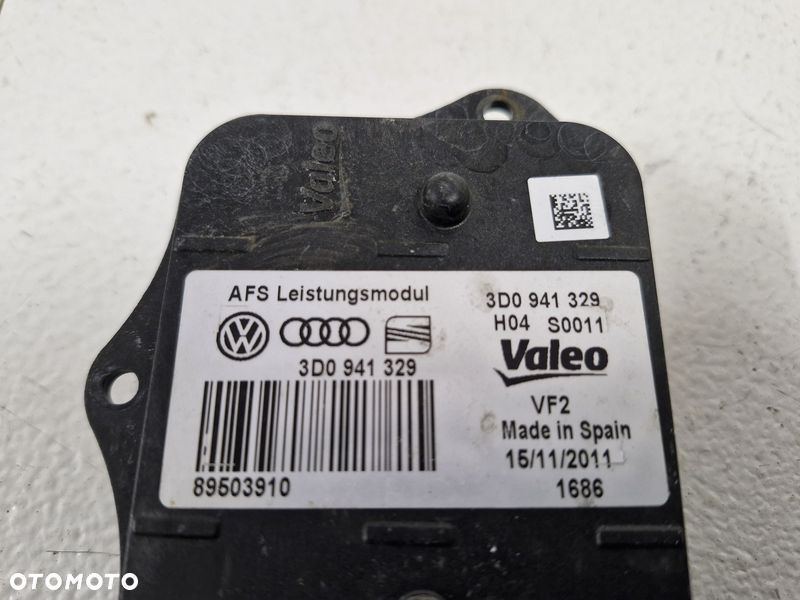 VOLKSWAGEN PASSAT B7 MODUŁ STEROWNIK SKRĘTU XENON 3D0941329 - 4